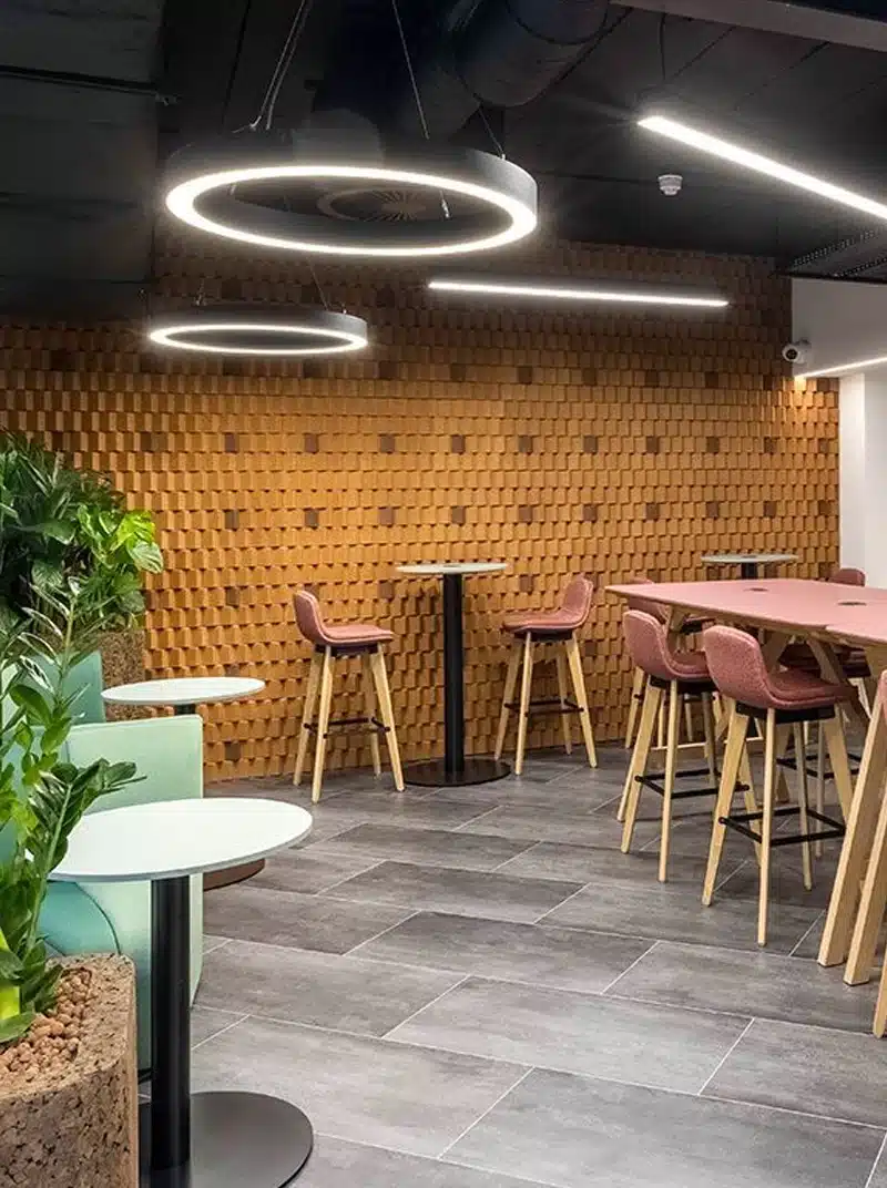acoustic cork wall